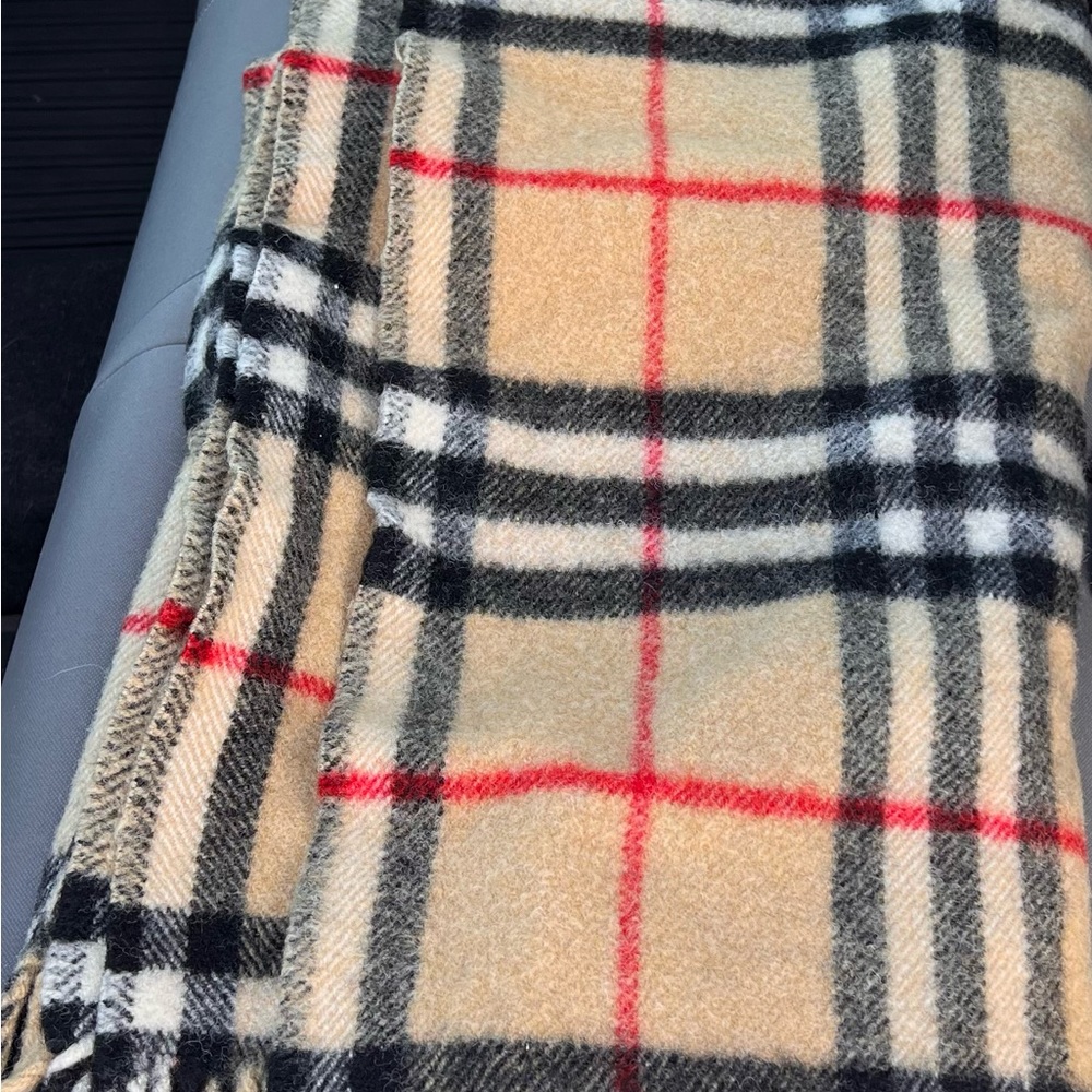 Burberry throw blanket vintage
